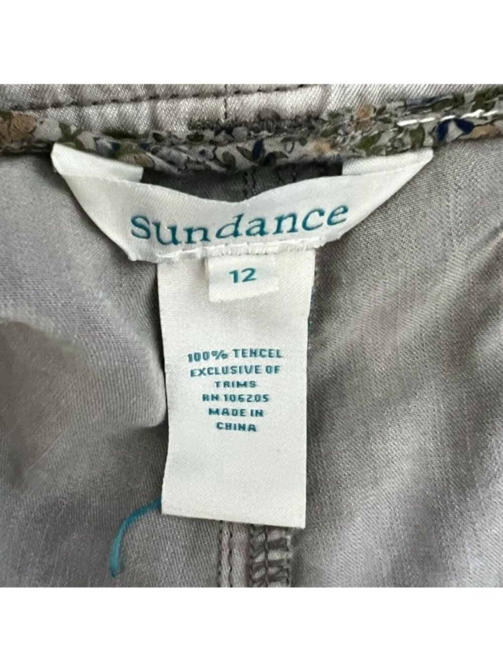 Sundance Province Tencel Pants Sz 12 Light Academia Boho Lightweight Soft - Picture 8 of 10